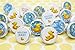 Rubber Ducky Bubble Bath Baby Shower Favor Stickers for Hershey Kisses (Set of 324)