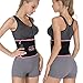 KIWI RATA Premium Waist Trimmer Stomach Belt for Women & Men Weight Loss Waist Trainer Wrap for Belly Fat Pink Line L