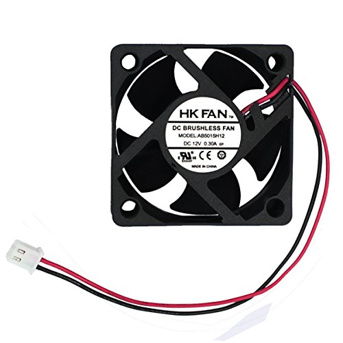 50mm x 50mm x 20mm 5020 12V 0.30A Ball Bearing Brushless DC Cooling Fan 2pin AB5020H12 UL TUV