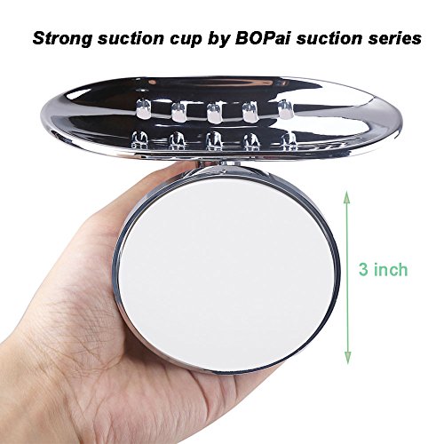 BOPai Elegant Suction Soap Dish,Powerful Vacuum Suction Cup Soap Holder,Bathroom Kitchen - Thumbnail 3