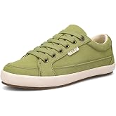 Taos Moc Star 2 Women's Sneaker - Fresh Canvas Design with Removable Footbed, Arch Support and Durable Lightweight Outsole for All Day Walking and Everyday Style