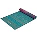 Gaiam Yoga Mat Premium Print Reversible Extra Thick Non Slip Exercise & Fitness Mat for All Types of Yoga, Pilates & Floor Workouts, Kiku, 6mm