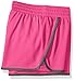 adidas Big Girls' Knit Short 3 Inseam, Shock Pink/Granite, Large/14
