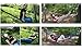 Tooge Travel Camping Hammock - Comfortable Hanging Nylon Mesh Rope Hammock Sleeping Hanging Bed for Hiking Camping Outdoor Travel Sports Beach Yard
