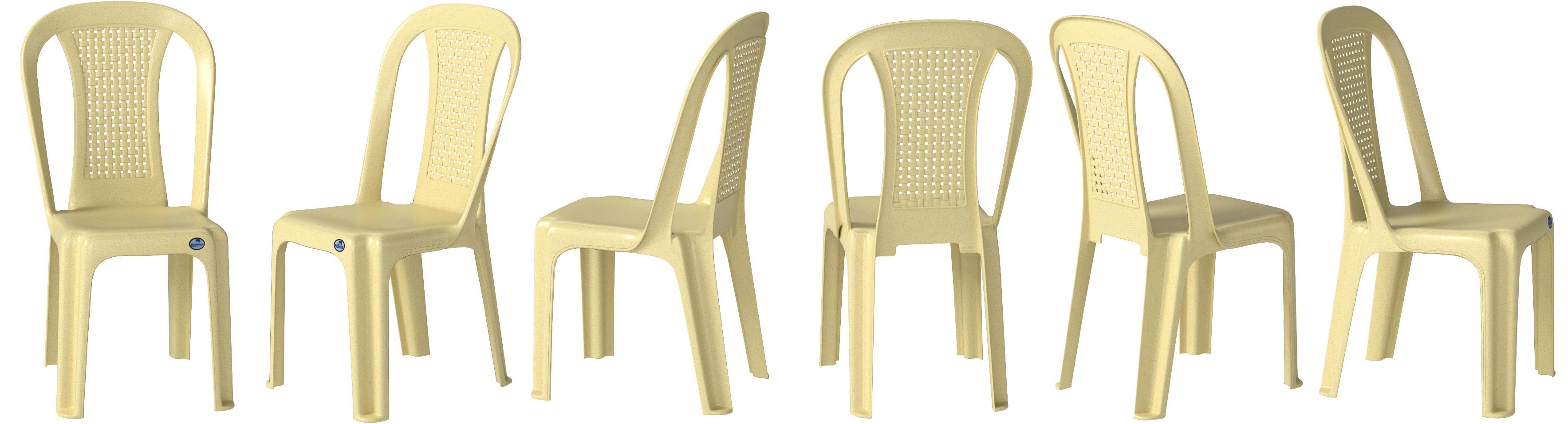 Nilkamal Plastic Armless Chair Beige 39x47x89cm Set Of 4 Amazon In Furniture