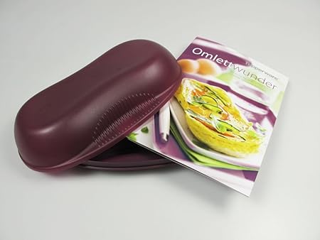 TUPPERWARE Microondas omlett de Meister 430 ml lila + Libro de ...