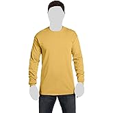 Comfort Colors Adult Long Sleeve Tee, Style 6014 (Mustard, 2X-Large)
