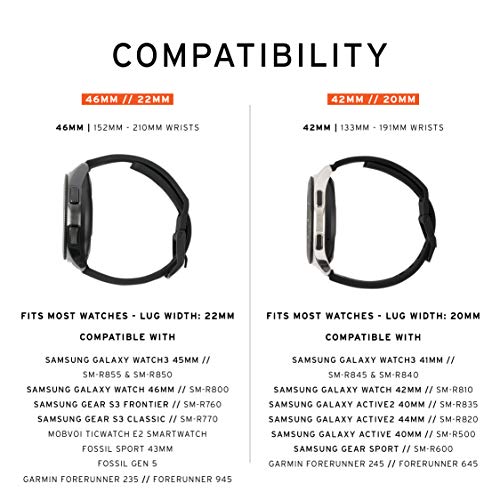 Lug Width Samsung Galaxy Watch 42mm Strap Size URBAN ARMOR GEAR