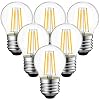 ANWIO E27 Filament LED-lamp G45 470Lm lamp 4W vervangt 40 W, 2700 K warm wit, niet-dimbare Globe LED-gloeilamp…