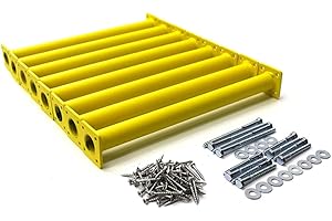 Eastern Jungle Gym Steel 15-1/8" Monkey Bars Ladder Rungs | Hardware Kit Complete with Mounting Hardware | Swing Set Accessories