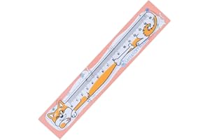 15cm Lovely Cats Ruler with Scale Soft Straight Rulers Measuring Tool for Engineering Teaching Lovely Cats