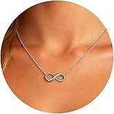 Your Always Charm Infinity Necklace for Women Gold Infinity Heart Necklaces Dainty Gold Pendant Necklace Birth Anniversary Simple Jewelry Valentines Gifts