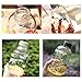 Fecihor Glass Water Bottle with Penguin Print -- Glass Beverage Bottles with Lids for Juicing or Beverage Storage Ideal Gift -600ml/21.2oz - Set of 1