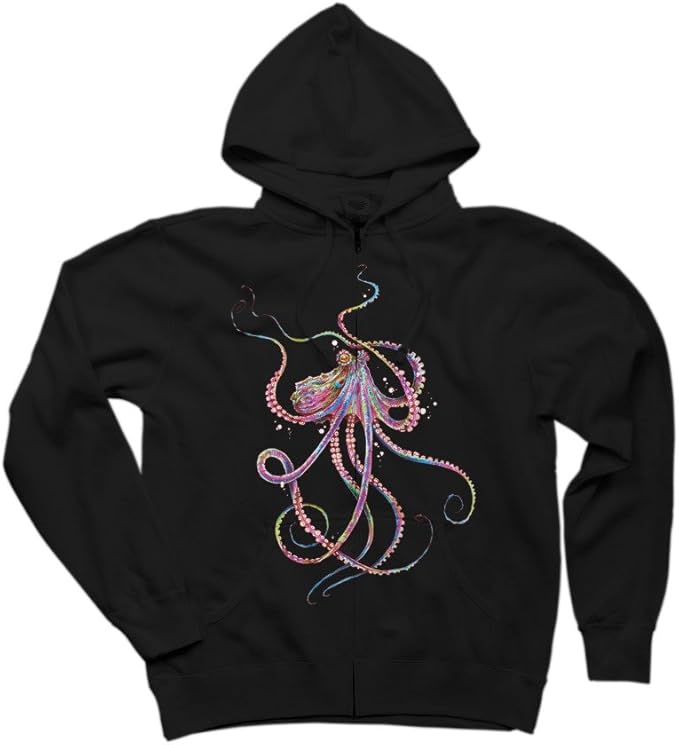 octopus zip hoodie