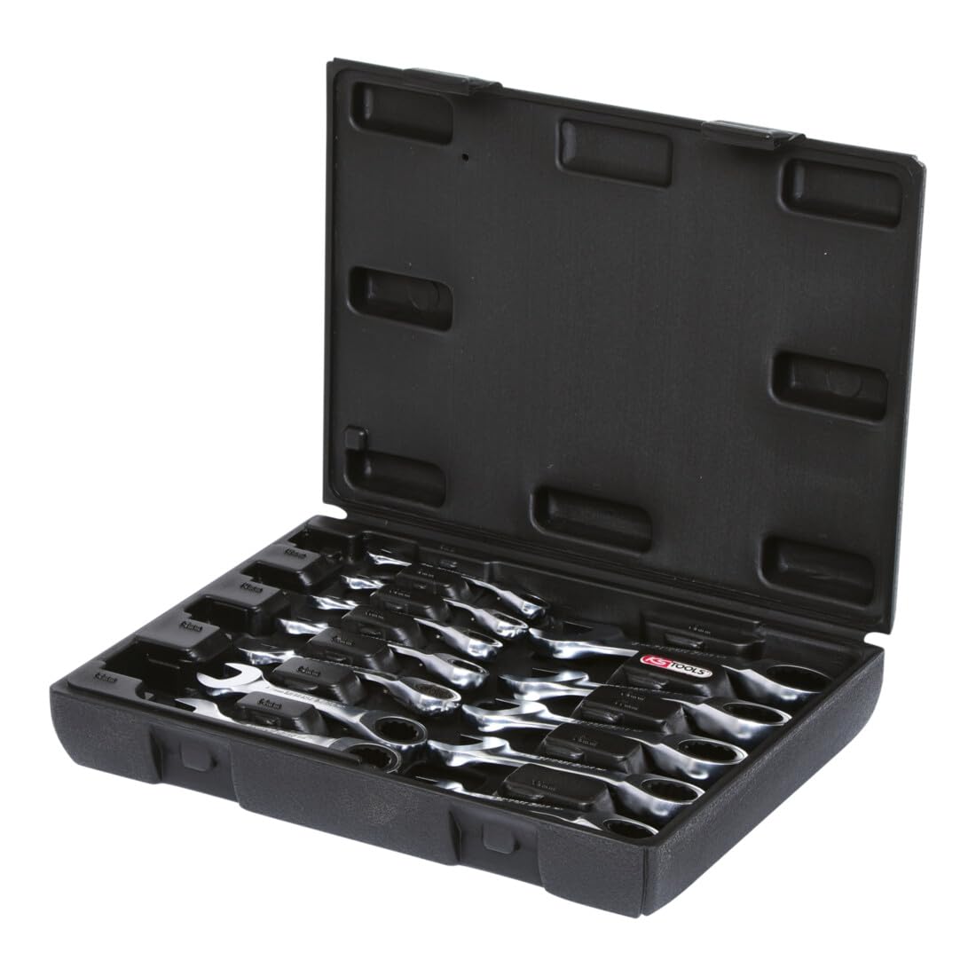 KS Tools 503.4652 GearPlus Mini Rev Comb Spannner Set (12 Pieces)
