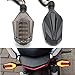 evomosa Universal 10mm Motorcycle 12 LED Turn Signal Lights Blinker Front Rear Lights Indicator