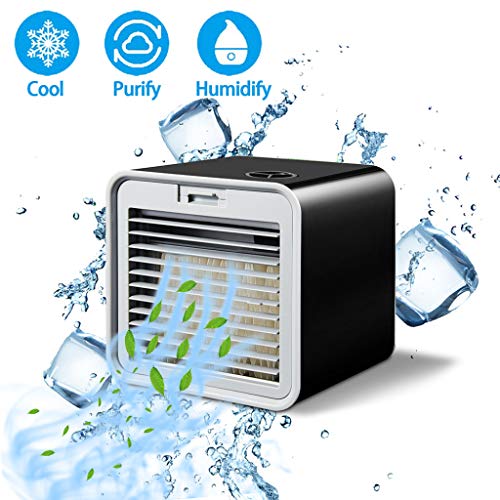 YUBINK Mini Air Cooler USB Water Cooled Electric Fan Household Portable