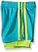 adidas Toddler Girls' Top and Short Set, Semi Solar Slime, 4T