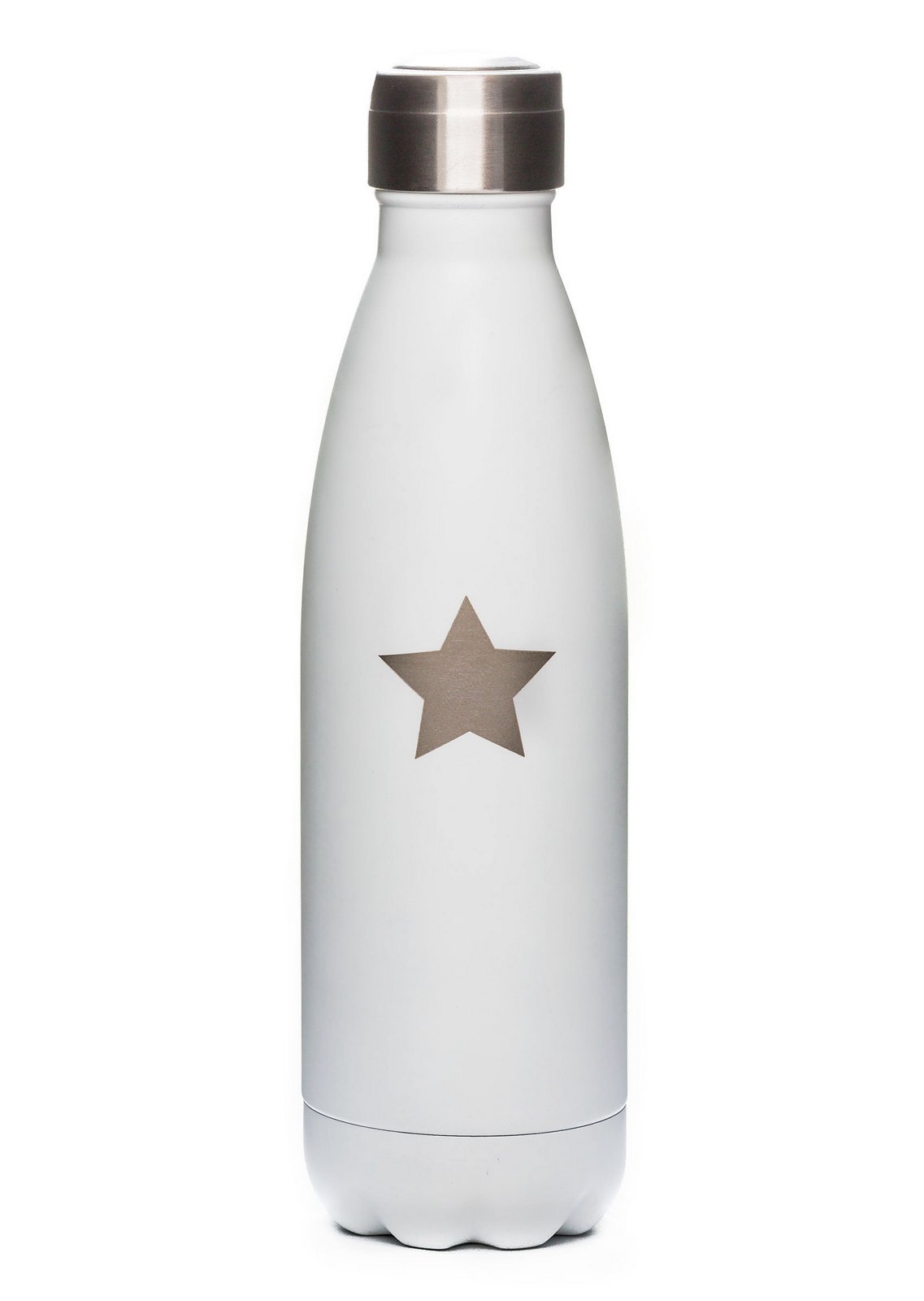 YOKO DESIGN 1452 ShinyBottle Glow in the Dark Stainless Steel White 20 x 6 x 6 cm 260 ml