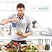 Stainless Steel Salt & Pepper Grinder Set with Stand - Adjustable Ceramic Rotor | Glass Body | Stainless Steel Stand | Salt Mill and Pepper Mill | Kitchen Tool