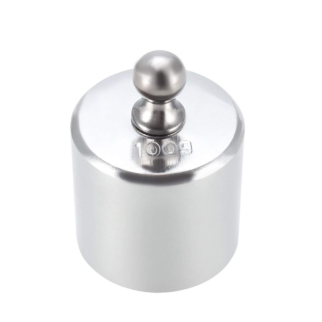 sourcing map Calibration Weight 100g M2 Precision Chrome Plated Steel for Digital Balance Scales