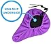 Domain Cycling Premium Purple Thick Bike Gel Seat Cushion Cover 10.5