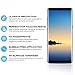 Samsung Galaxy Note 8 Screen Protector, ZIZO [Edge to Edge] Tempered Glass to [Fully Cover] w/ [9H Hardness] Bubble Free [Anti-Scratch] Note 8