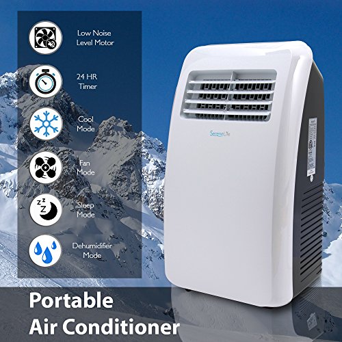 SereneLife SLPAC8 Portable Air Conditioner Compact Home AC Cooling Unit