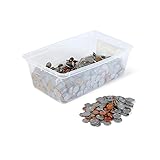 hand2mind Fake Money Coin Classroom Set, Detailed