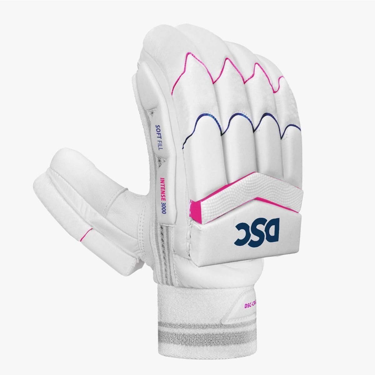 DSC Intense 3000 Cricket Batting Gloves | Material: Premium PU | Ultimate Grip & Incredible Feel Leather Palm | 3 Sidebars & Split Thumb