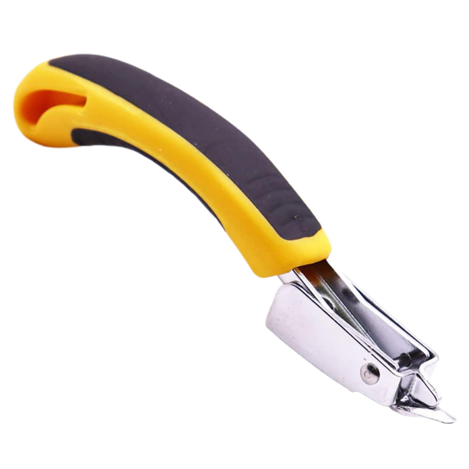 Heavy Duty Staple Puller Tool – Forged Carbon Steel Staple Remover with Lever Action, Rubber Grip & Hanging Hook for Furniture, Frames & Cabinets