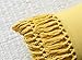 Flber Tassel Throw Pillow Decorative Cotton Sham,12