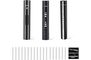 NADIHO 3 Packs Car Diffuser Vent Clip, Cylindrical Essential Oil Car Vent Clips Aroma Diffuser with 18 Refill Sticks for Car, Office, Bathroom, Kitchen, Pet Houses