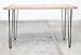 Industrial By Design - 28” Hairpin Table Legs - (Satin Black) Elegant Mid Century Modern - Two Rod Design - Premium Heavy Duty Build - Easy DIY Installation - Set of 4