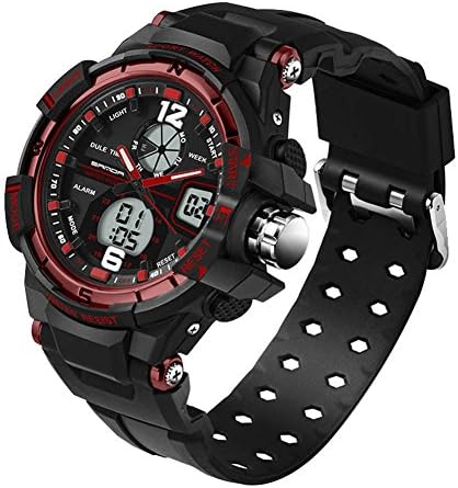 Teens Boy Multifunction Digital Analog Dual Time Waterproof Watches Ages 11-20