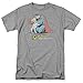Popfunk Superman and His Dog T-Shirt (Large, Gray)
