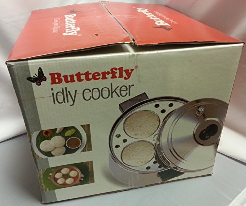 Butterfly Idli Cooker with 4 Plates - The Home Kitchen Store