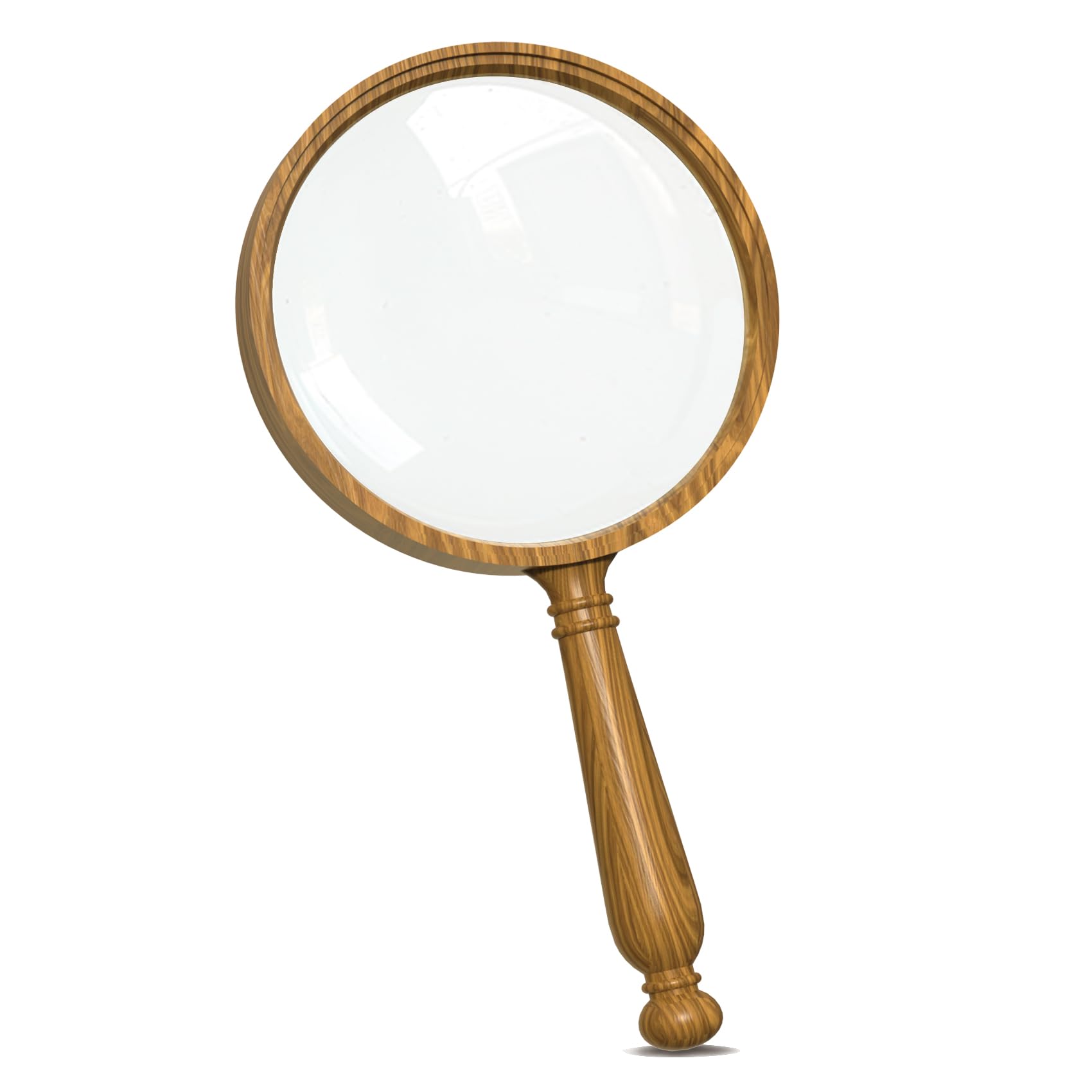 NANAOUS Magnifying Glass 10X 100 mm, Handheld Antique Reading Shatterproof Magnifying Glasses for Reading Hobbies, Book Lovers, Seniors, Scientists, Inspection Insects