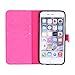 iPhone 6S Plus / 6 Plus Wallet Case,PHEZEN Bling Liquid Glitter Love Heart Flowing 3D Hourglasses Luxury Pu Leather Magnet Flip Case Cover with Credit Card Slot for iPhone 6/6S Plus 5.5