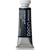 Holbein Artists Gouache Prussian Blue 15ml (A)