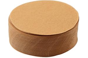 50pcs 6-Inch Round Baking Paper - Non-Stick & Heat-Resistant, Perfect for Baking, Grilling, Air Frying, and Microwave Ovens