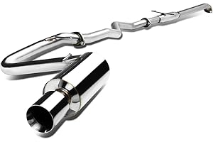 DNA MOTORING CBE-STC04-T2-NRT Stainless Steel Cat Back Exhaust System [Compatible with 04-10 Scion tC Coupe 2.4L]