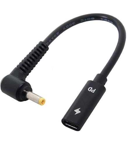 Adaptateur USB-C Vers DC 4.0 X 1.35 Mm Pour Chargeur Ordinateur Portable ASUS - Alimentation 19V, Sécurisé, Pour Modèles F412, F512, X512 Et Autres