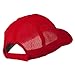 Air Mesh Polyester Cap - Red OSFM