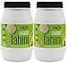 All Natural Sesame Tahini Paste | 16oz 100% Natural Pure Ground Sesame Seed Paste for Hummus, Tahini Sauce & Dressing | Certified Vegan, Kosher | Gluten Free, Peanut Free & Non-GMO (Pack of 2)