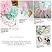Pink Gold Mint Party Decorations, Tissue Paper Flowers & Craft Pom Poms + Tassel Garland + Birthday Balloons – Party Supplies and Party Decorations Kit for Wedding, Birthday, Baby Shower