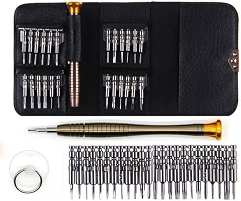 25 in 1 Precision Screwdrivers Set,YEECOOL Repair opening Tool Kit - Torx Phillips Screwdriver with Suction Cup for Mobile Phone, PC Laptop, Macbook, Tablet , iPad, Computers