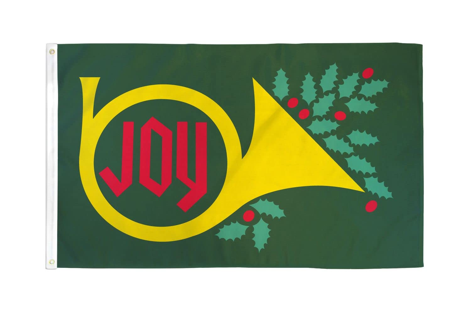 AZ FLAG - Christmas Joy Flag - 3x5 Ft - 100D Polyester Happy Christmas Banner with Two Metal Grommets - Fade Resistant - Vivid Colors - 3' x 5' Feet - 150x90 Cm