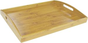 Home Basics ST01034 Serving Tray, Bamboo