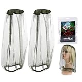 BlueStraw 2 Pack Head Net Mesh Protective Cover Head Net Face Mask for Outdoor Camping Hiking Traveling Fishing